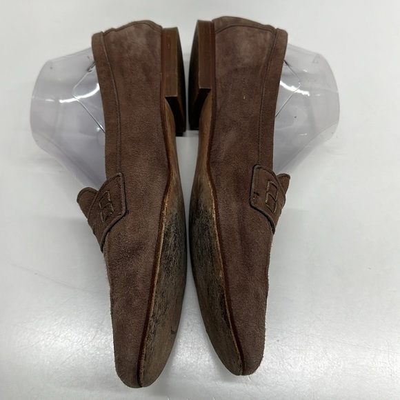 Ann Mashburn Summer Loafers Suede Slip On Shoes Loafer Tobacco Brown Size 39 / 9 - Picture 6 of 11